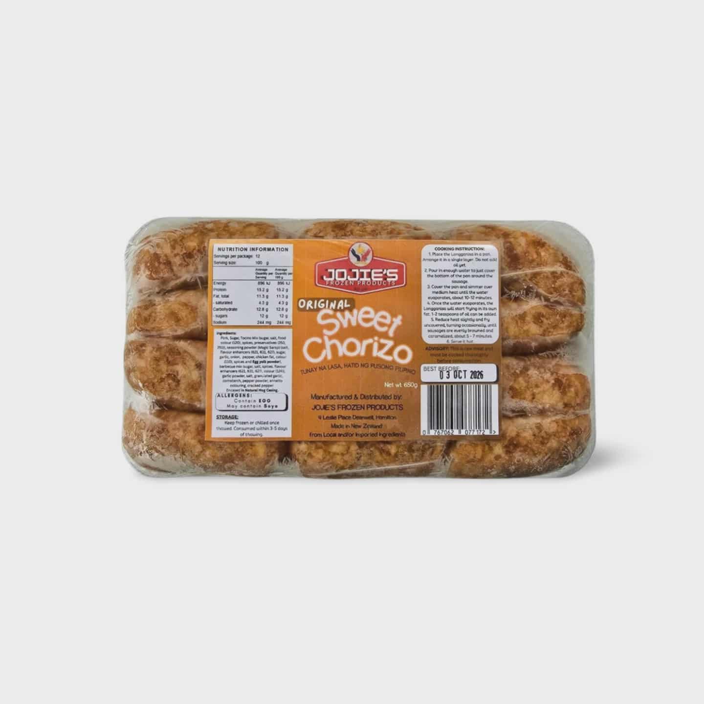 SWEET CHORIZO (ORIGINAL)